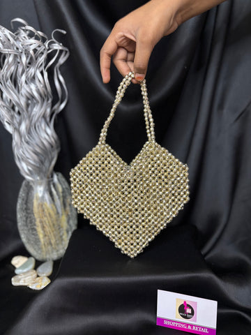 Heart Bead Bag