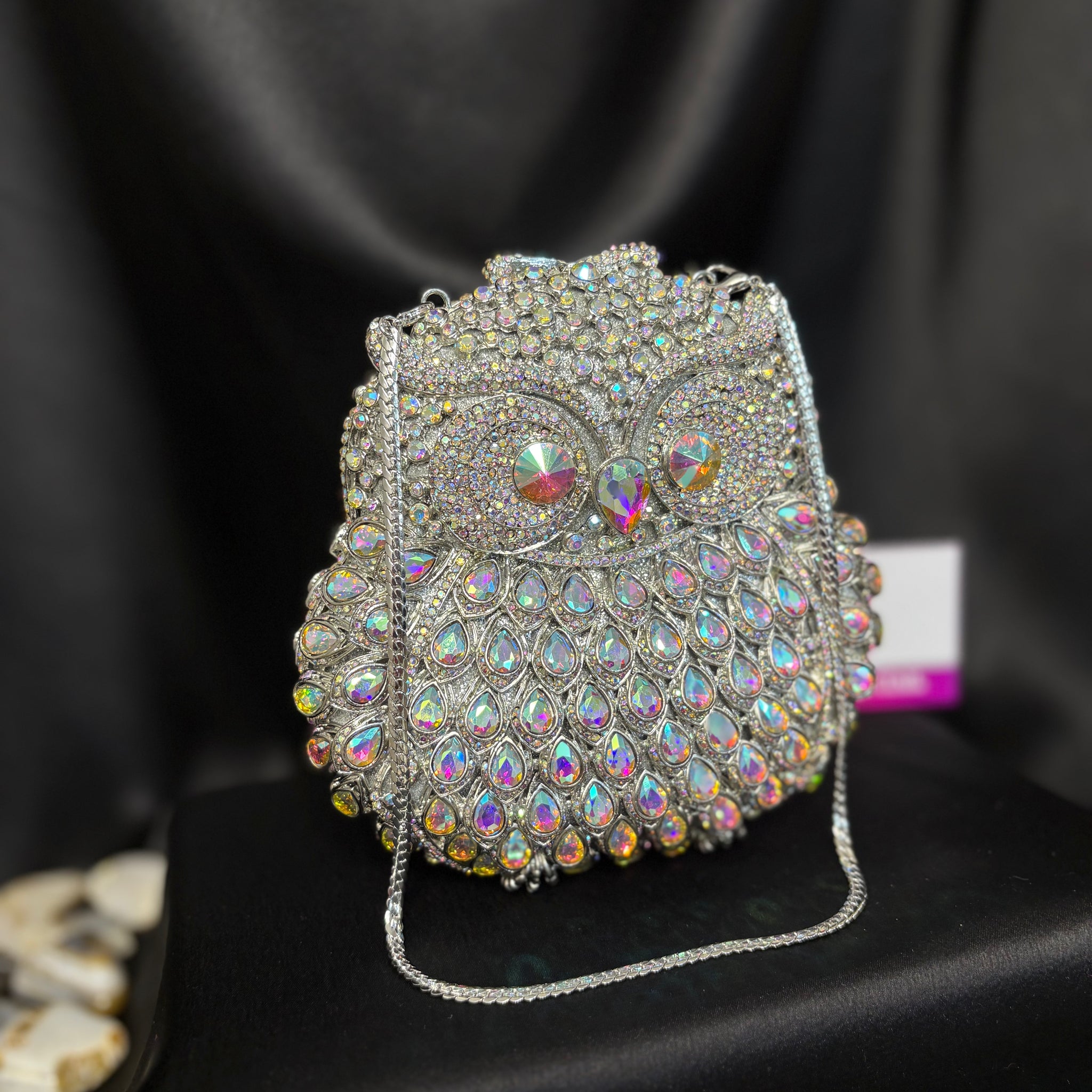 Owl Crystal Clutch