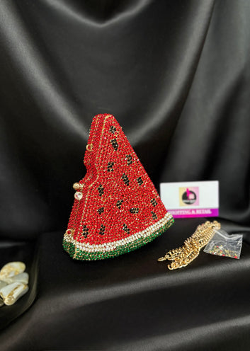 Watermelon Crystal Clutch