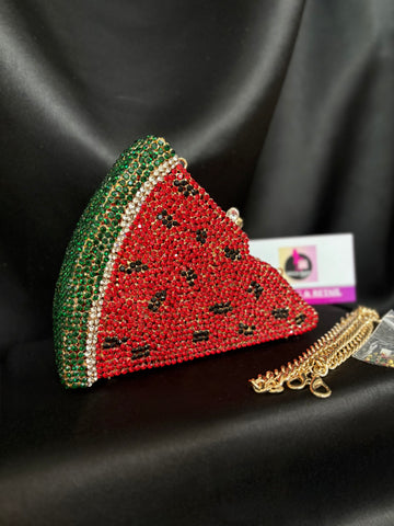 Watermelon Crystal Clutch