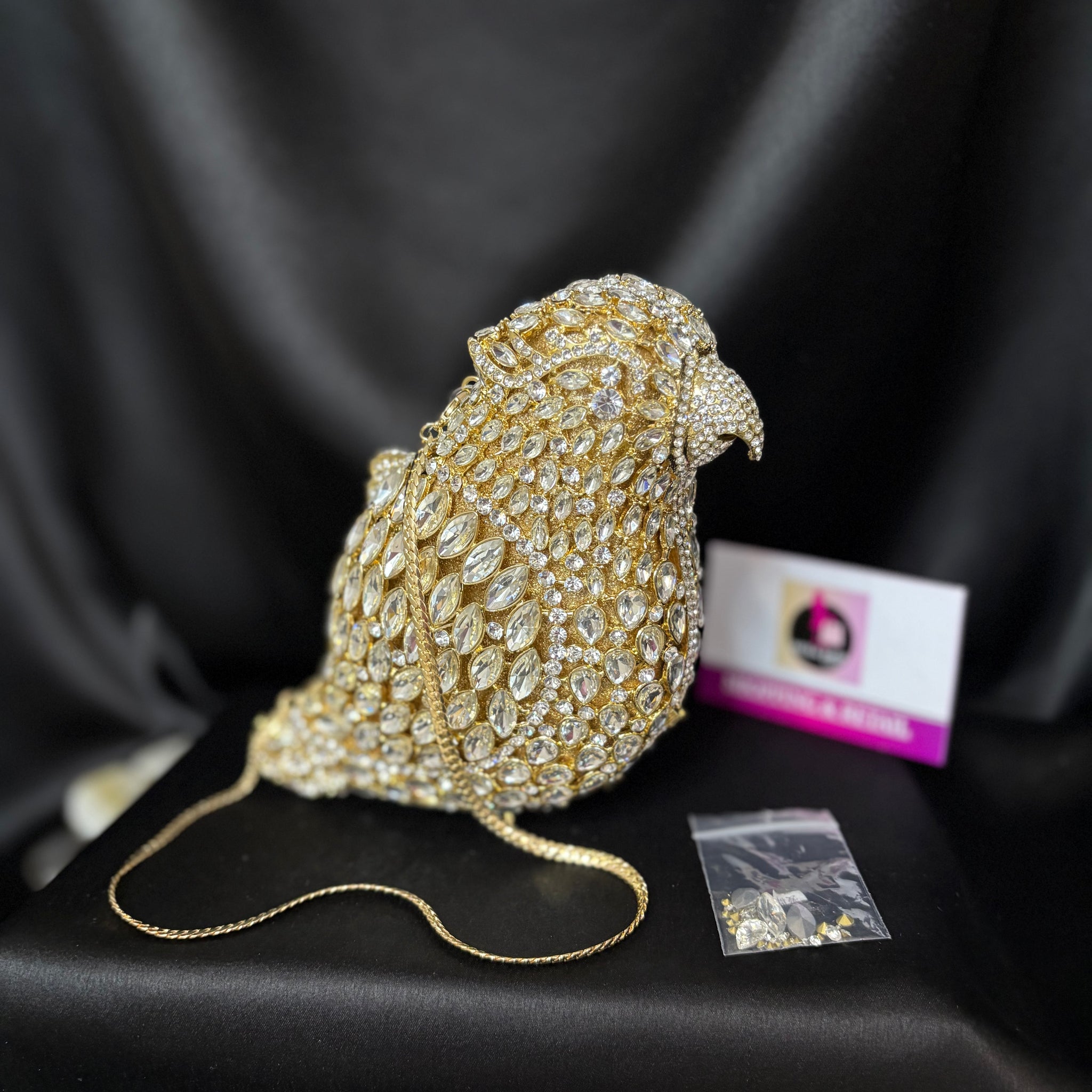 Parrot Crystal Clutch
