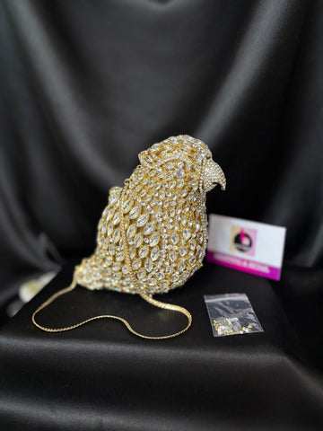 Parrot Crystal Clutch