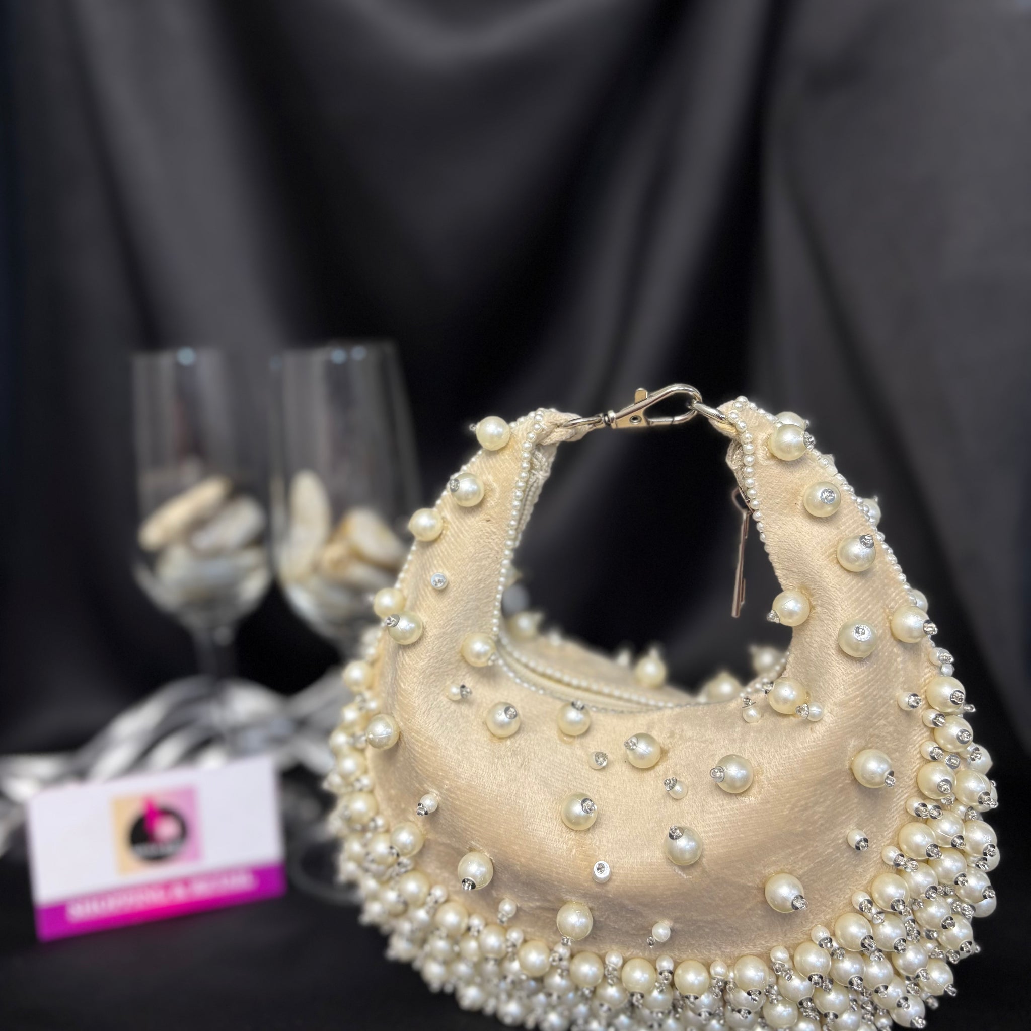 Pearl Hazel Moon Bag