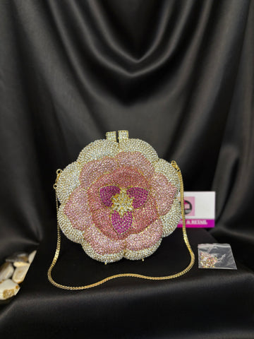 Flower Crystal Clutch