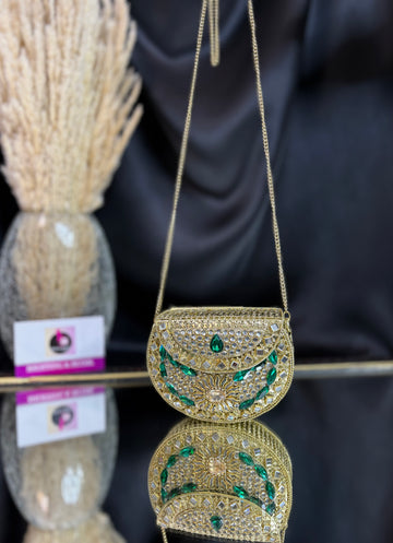 Kiara- Kundan Mini Clutch