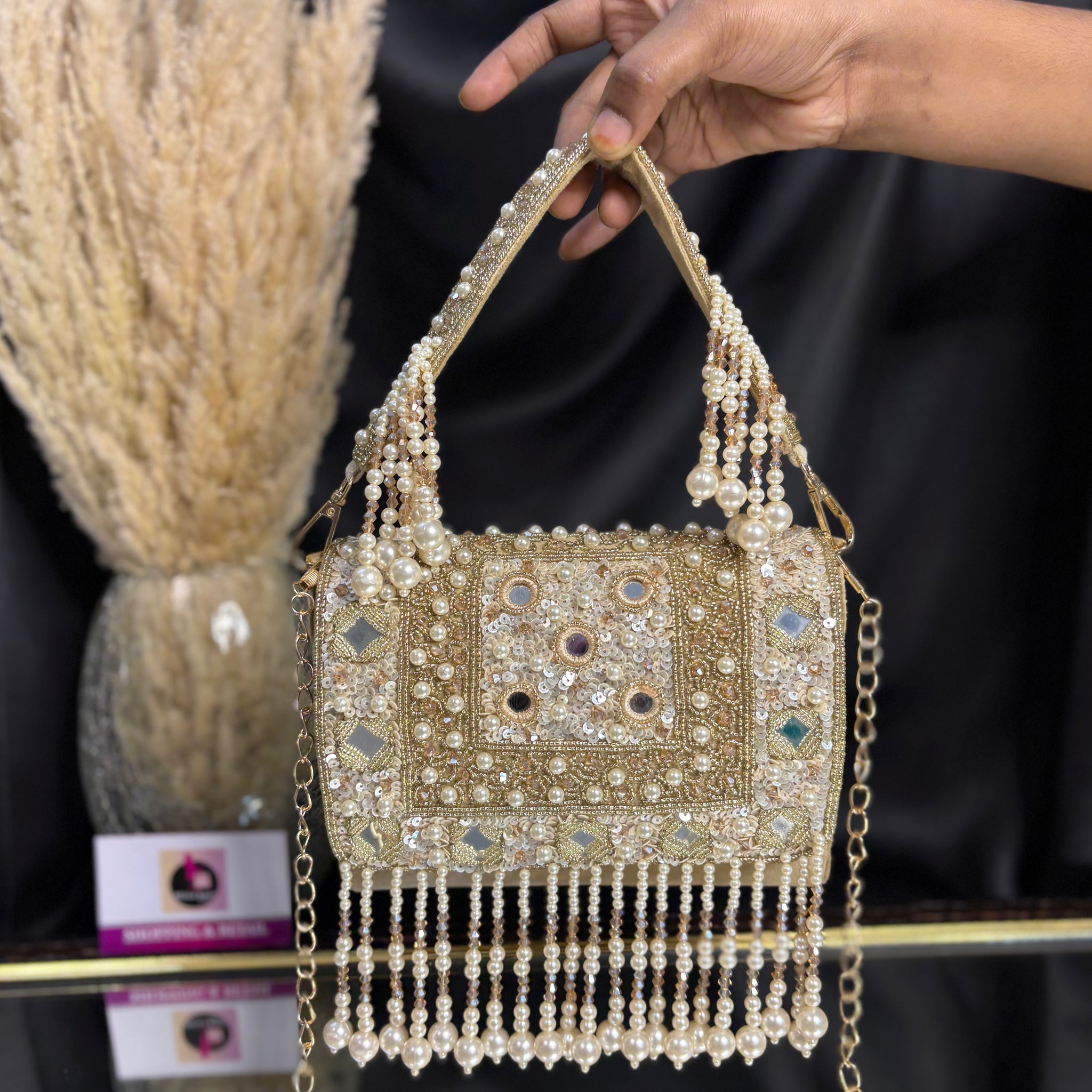 Ranjheya Mirror Flap Bag