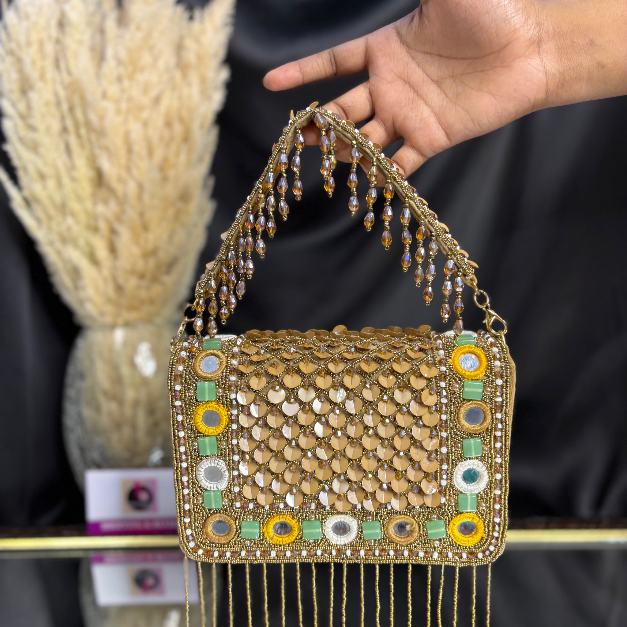 Umrao Multi Mirror Flap Bag