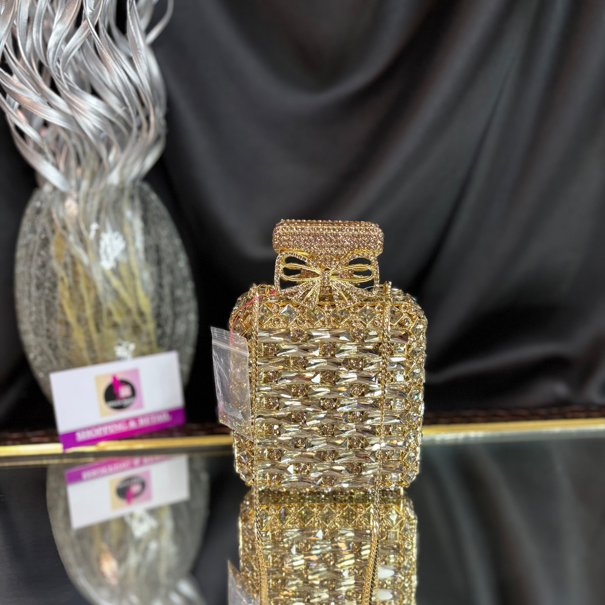 Perfume Crystal Clutch