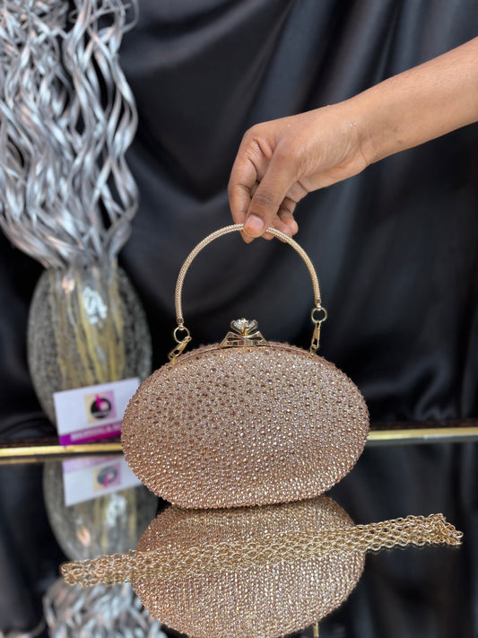 Carolina Studded Clutch