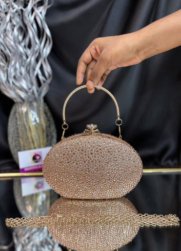 Carolina Studded Clutch