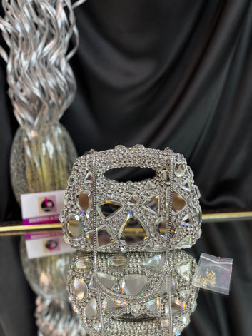 Mirror Crystal Clutch
