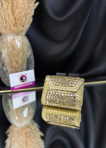 Gulnaar - Mini Kundan Ghungroo Clutch