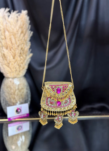 Meher - Mini Kundan Ghungroo Clutch