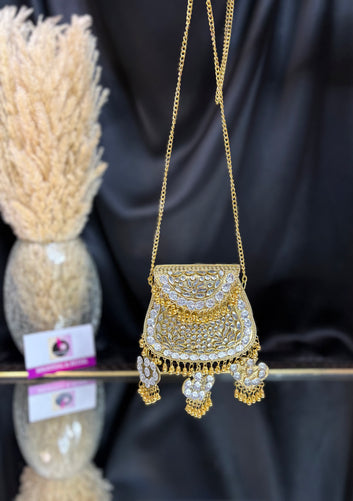 Fiza - Mini Kundan Ghungroo Clutch