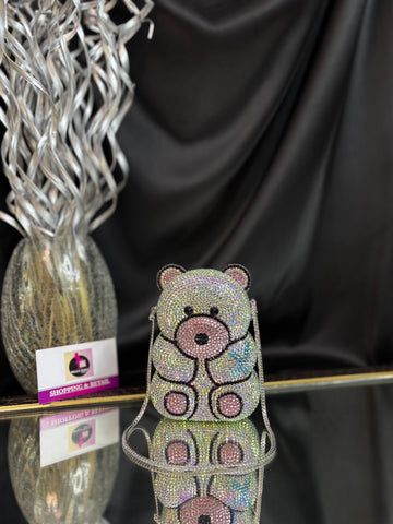 Teddy Crystal Clutch