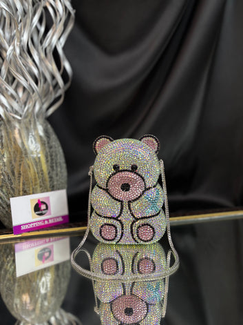 Teddy Crystal Clutch