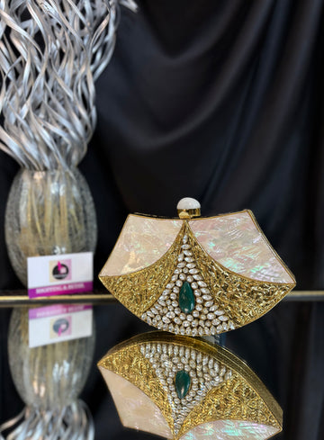 Ayera- Mother of Pearl Clutch
