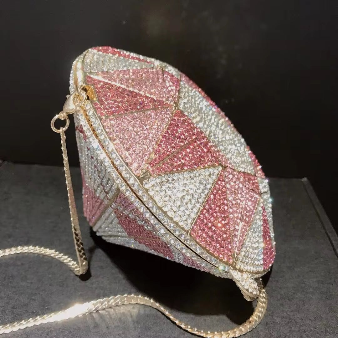 Diamond Crystal Clutch - detail view 2