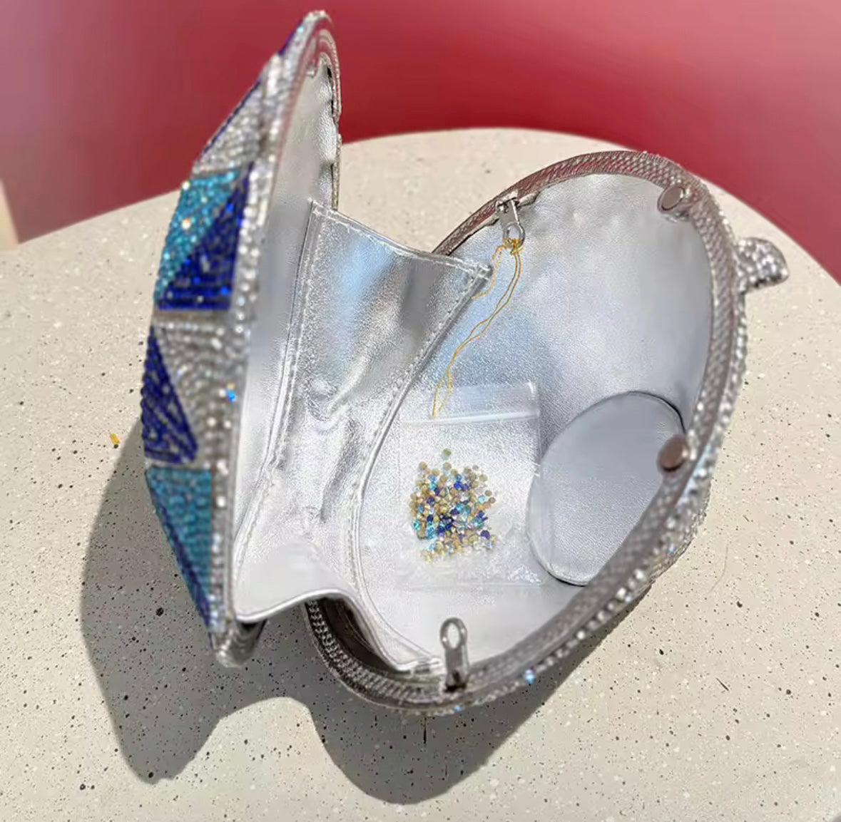 Diamond Crystal Clutch - detail view 3