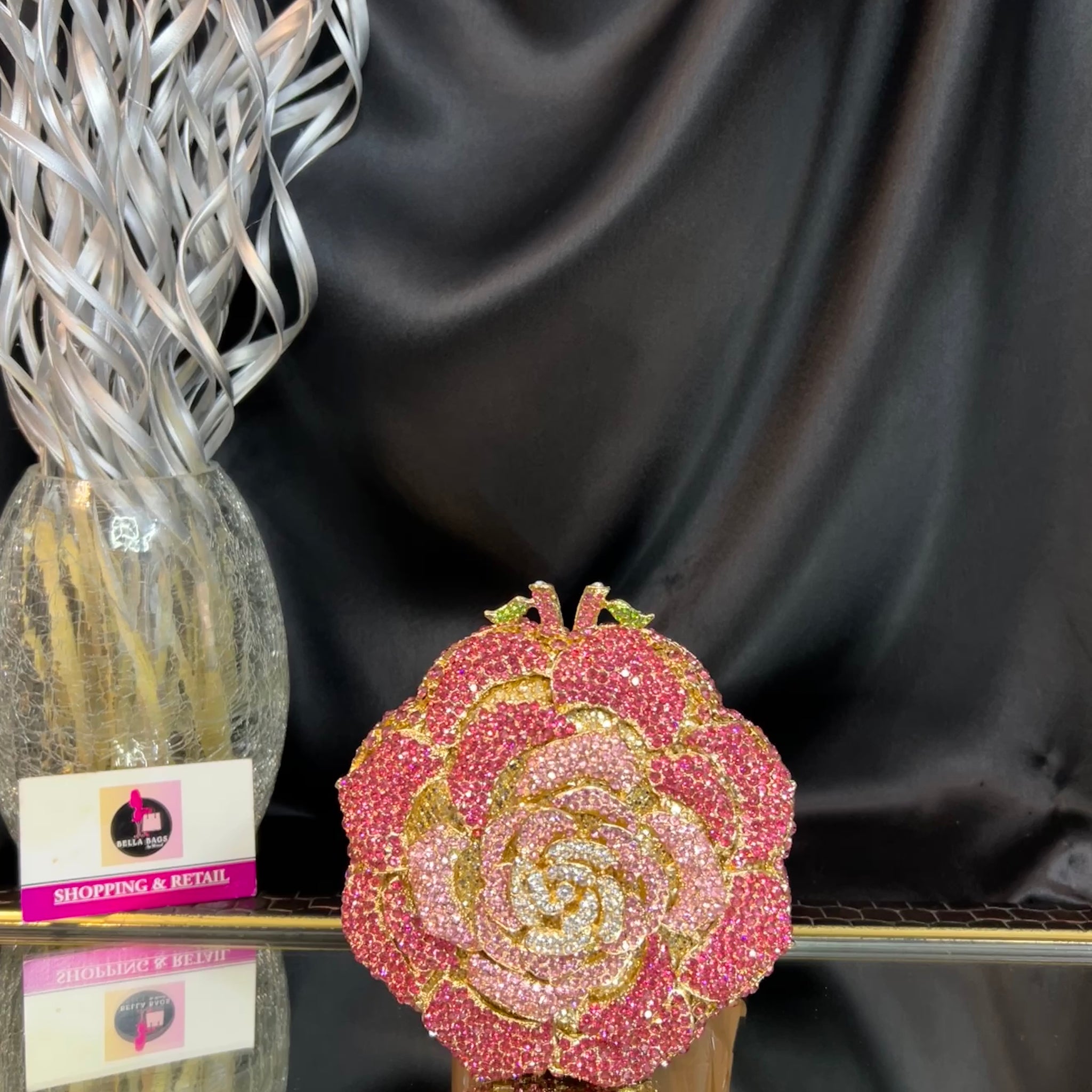 Flower Radiance Crystal Clutch