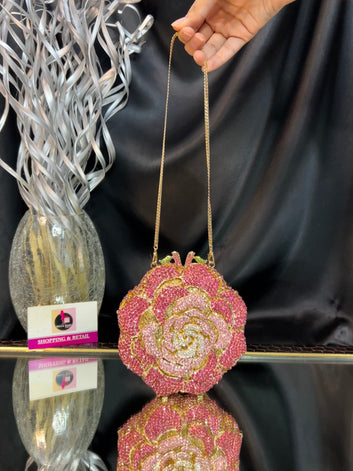 Flower Radiance Crystal Clutch